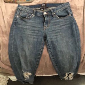 Urban outfitters ripped straight leg jeans